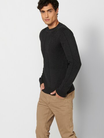 KOROSHI Pullover in Schwarz