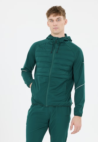ENDURANCE Laufjacke 'Sander' in Grün: Vorderseite