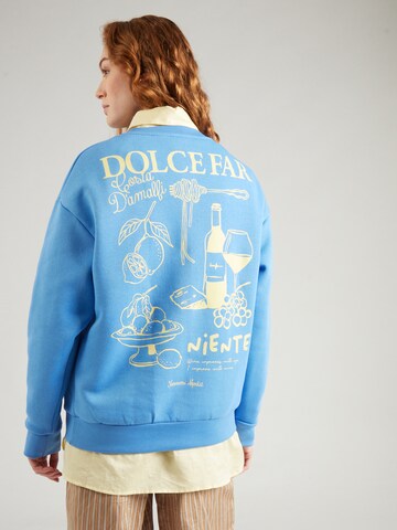 Sublevel Sweatshirt in Blauw: voorkant