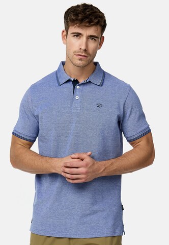 INDICODE JEANS Shirt in Blauw: voorkant