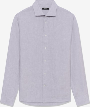 Matinique Button Up Shirt 'Marc' in Purple: front