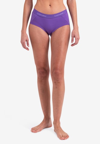 ICEBREAKER Athletic Underwear 'Sprite' in Purple: front