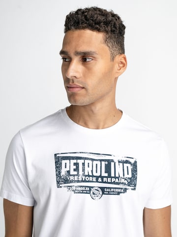 Petrol Industries Μπλουζάκι σε λευκό