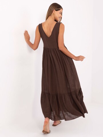 Madnezz House Kleid in Braun