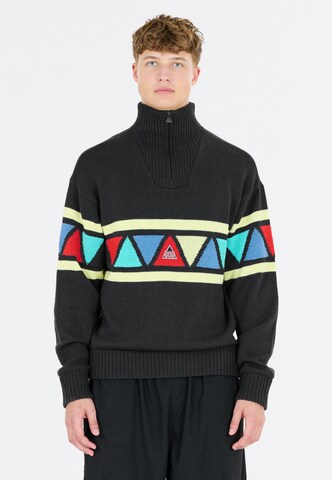Pull-over 'The Windbreaker' SOS en noir : devant