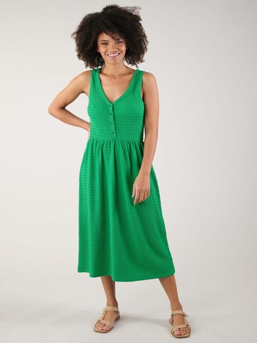 Deeluxe Zomerjurk 'Aria' in Groen: voorkant