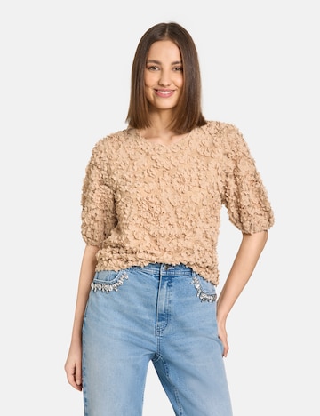 TAIFUN Bluse i beige: forside