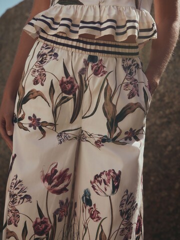 Next Wide leg Trousers in White