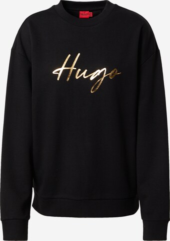 HUGO Sweatshirt 'Dakimara 1' in Black: front