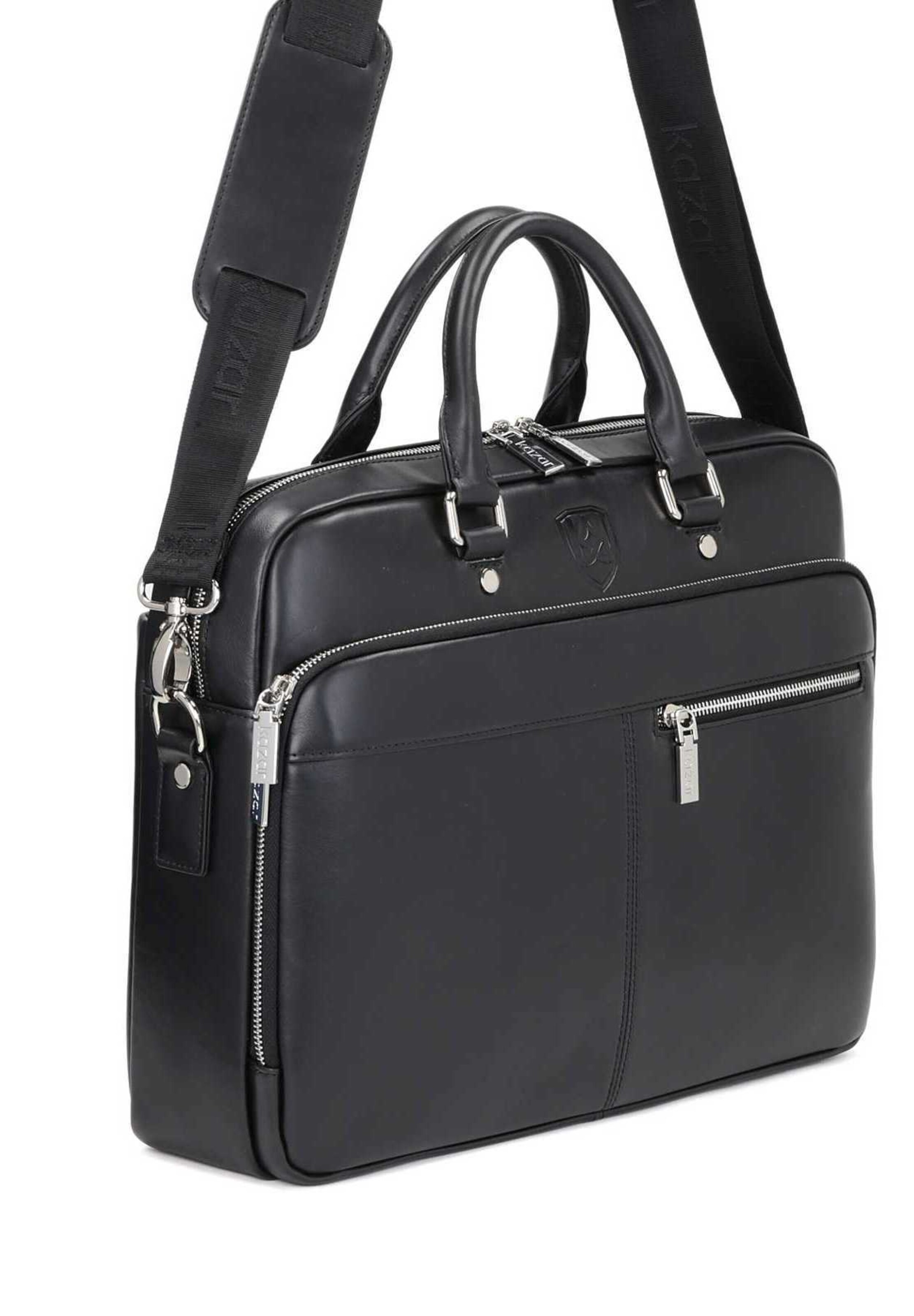 Porte-documents Kazar en noir