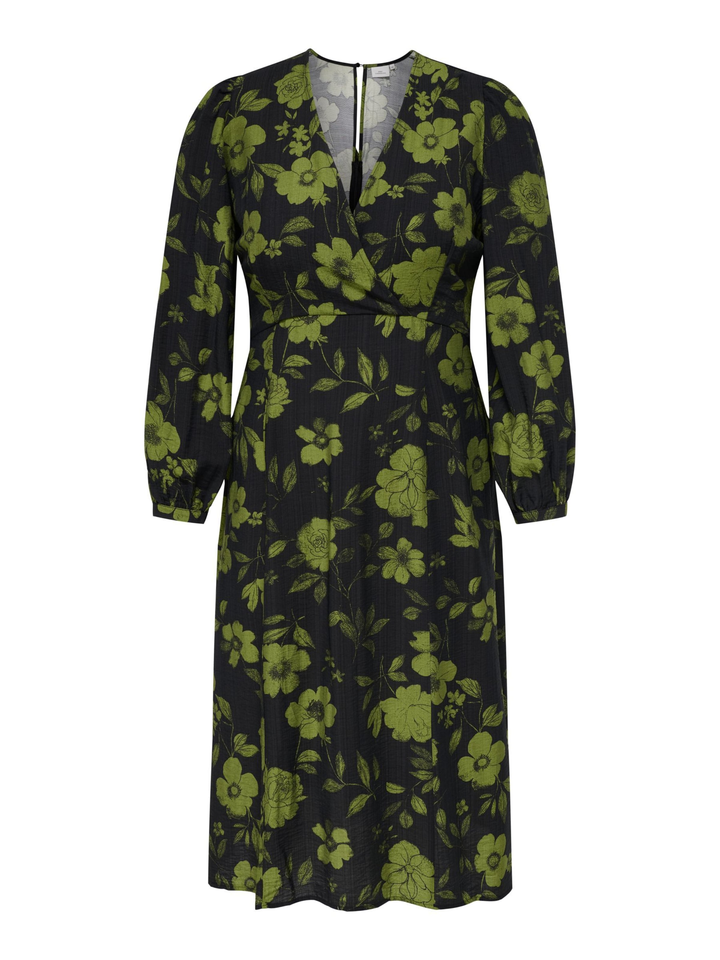 ONLY Carmakoma - Vestido 'CARCAMILLE' en negro: frente