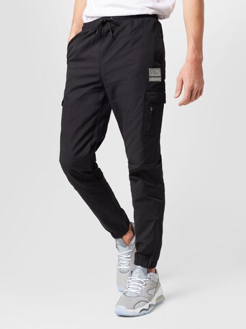 ELLESSE Zúžený Sportovní kalhoty 'Donerini' – černá: přední strana
