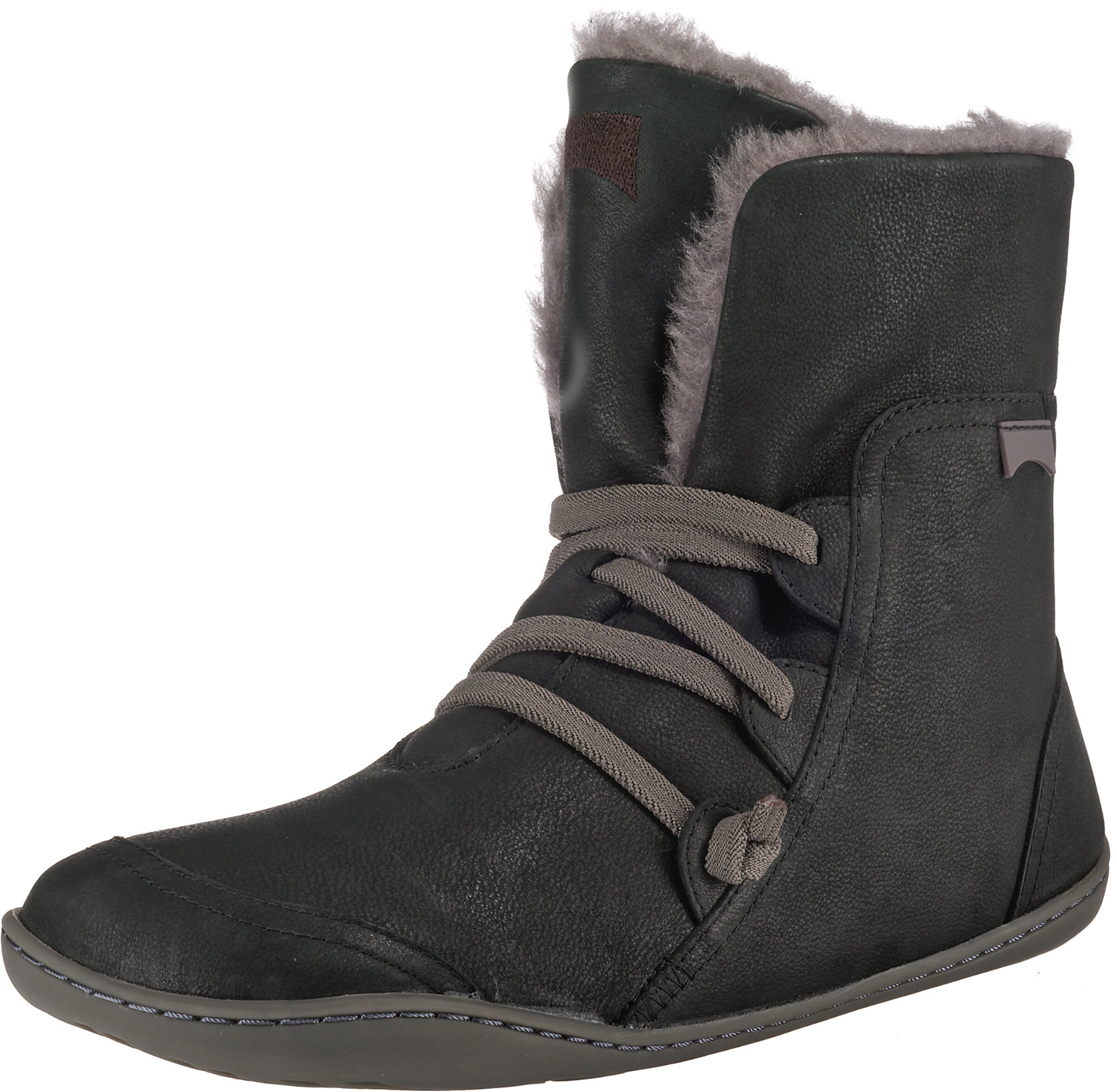 CAMPER Veterlaarsjes in Zwart: voorkant