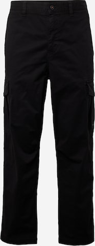 BOSS Orange Regularen Kargo hlače 'Sisla-5' | črna barva: sprednja stran