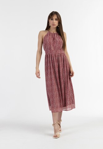 faina Summer Dress in Red