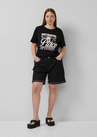 Coupe slim Jean QS en noir