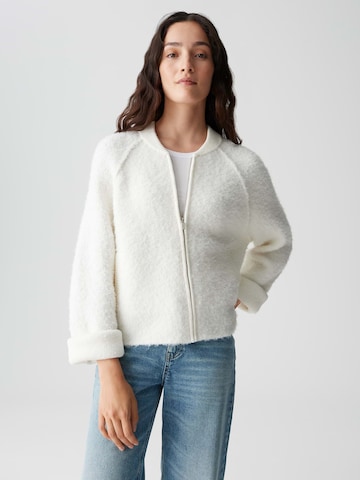 Cardigan 'Delny' OPUS en beige : devant