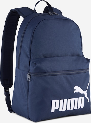 PUMA Backpack 'Phase' in Blue: front