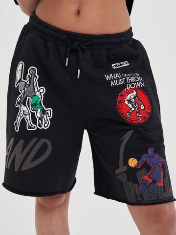 Regular Pantalon AND1 en noir : devant