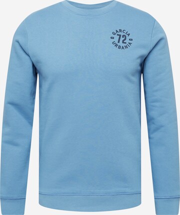 GARCIA Sweatshirt in Blauw: voorkant