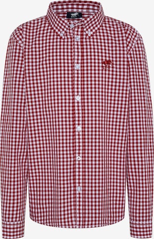 Polo Sylt Button Up Shirt in Red: front