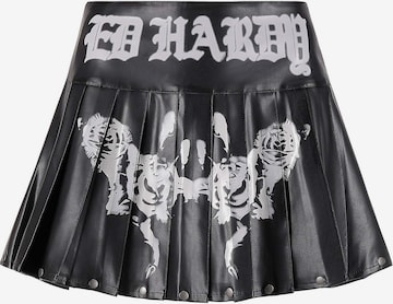 juoda Ed Hardy Sijonas 'Ghost Rose': priekis