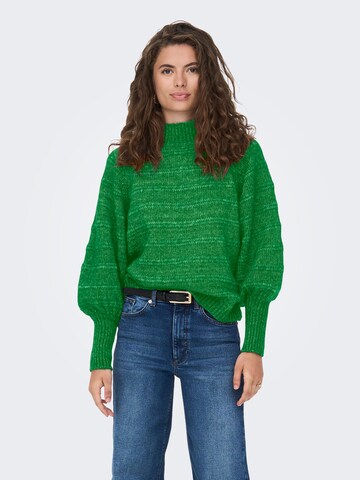 Pull-over 'CELINA' ONLY en vert : devant