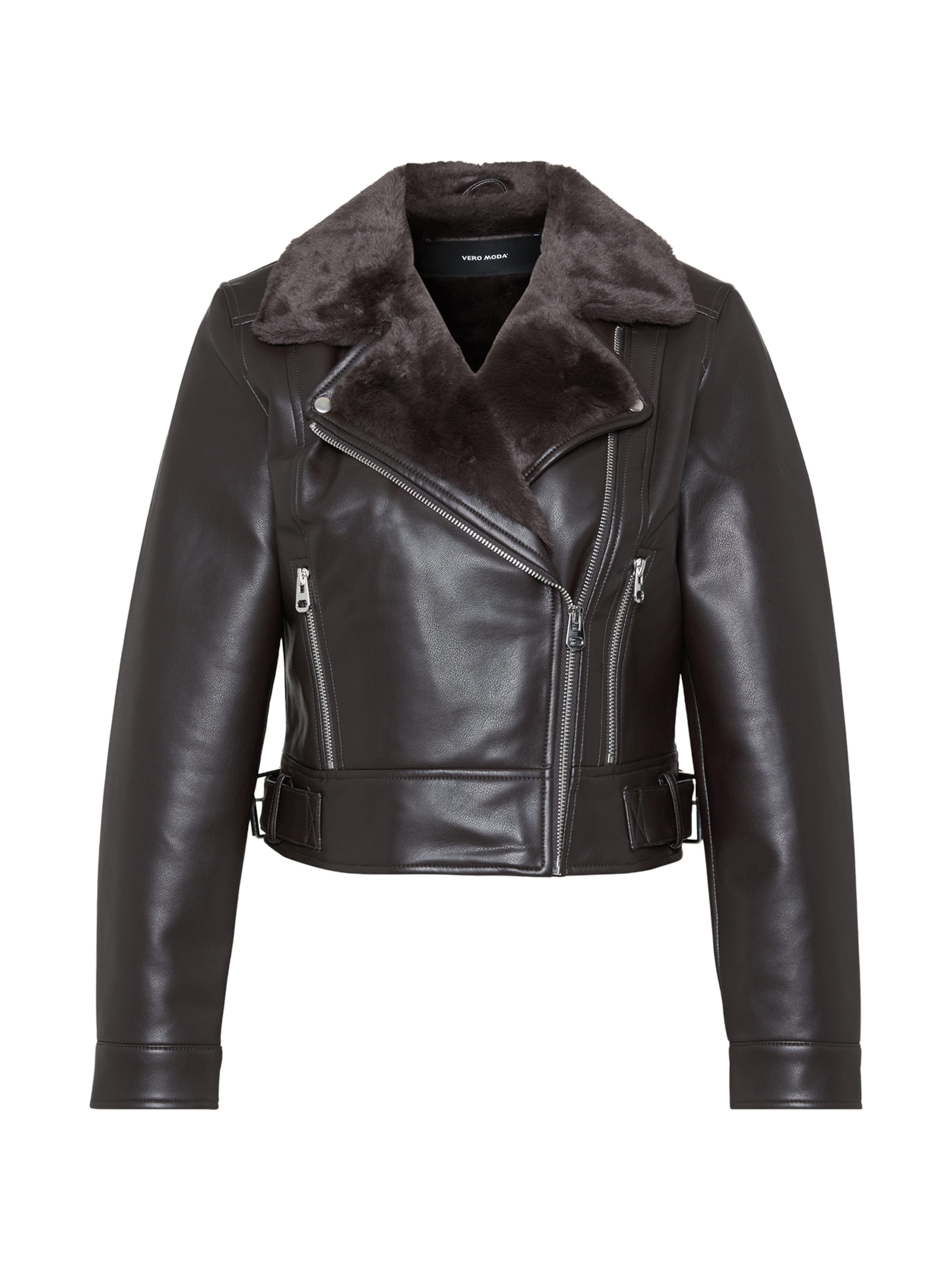 Vero Moda Petite Between-Season Jacket 'VMHAILEY' in Brown: front