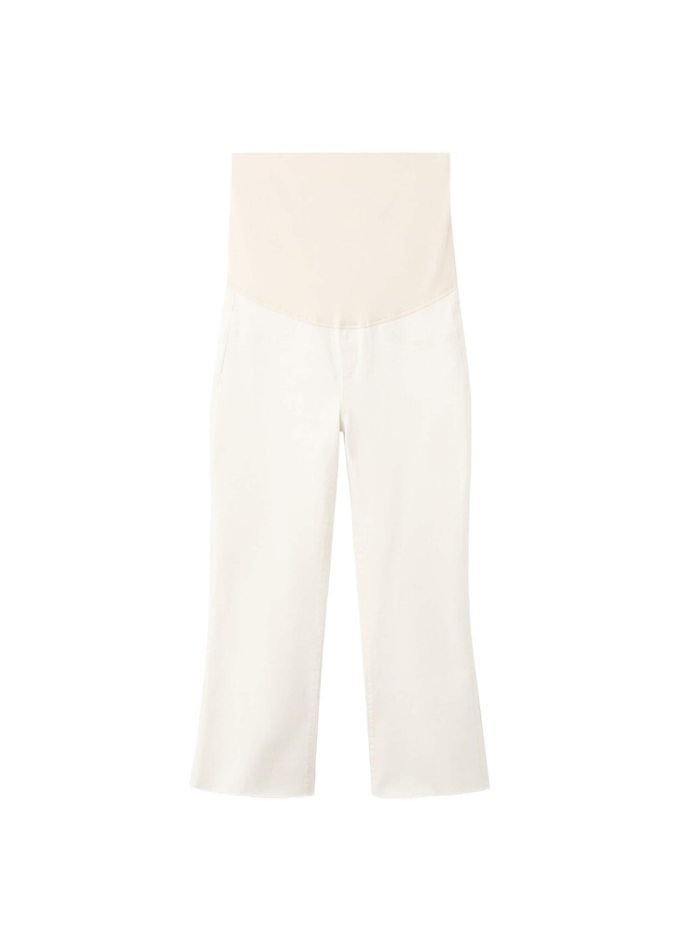 MANGO Boot cut Jeans 'Bootmum' in White: front