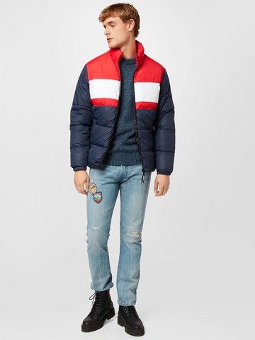 JACK & JONES Jacke in Blau