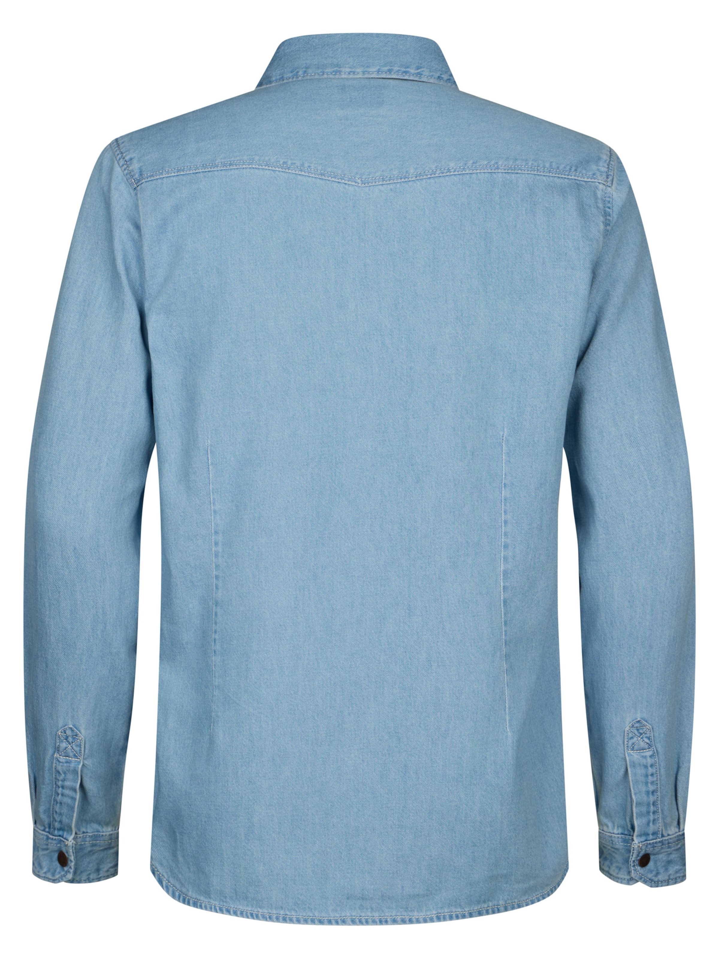 Coupe regular Chemise Petrol Industries en bleu