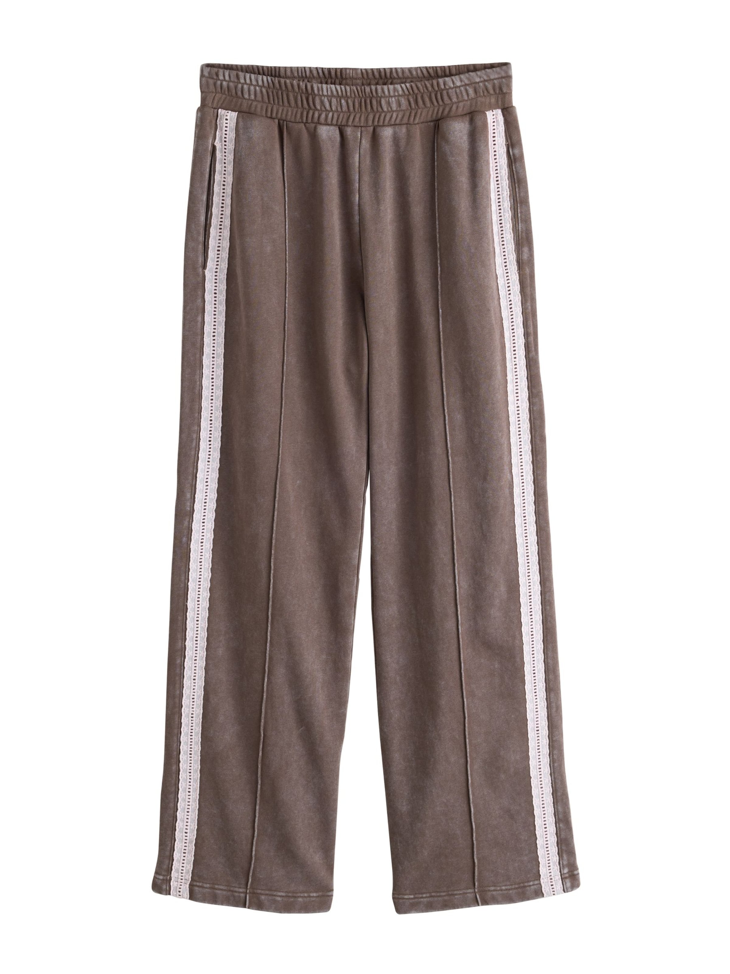 Next Trousers in Brown: front