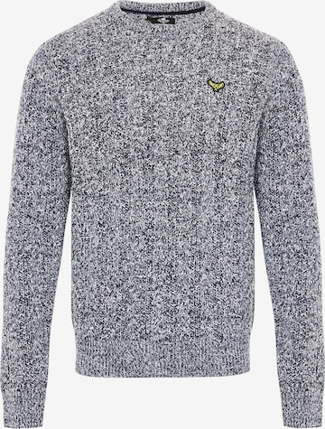 Pull-over 'Ely' Threadbare en gris : devant