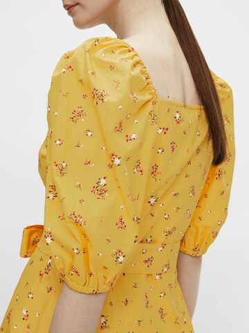 Robe 'Rose' OBJECT en jaune