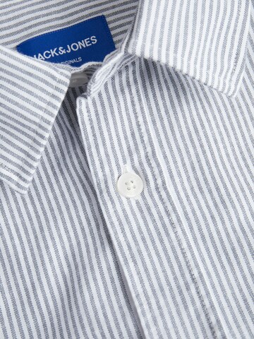 JACK & JONES Comfort fit Overhemd 'JORMARGATE' in Grijs