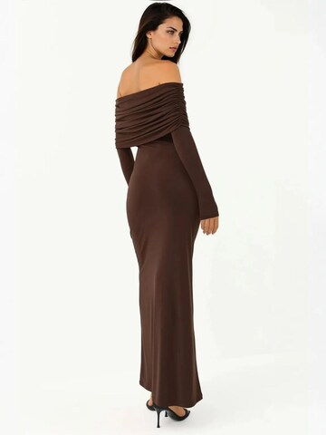 Hiccup Dress in Brown
