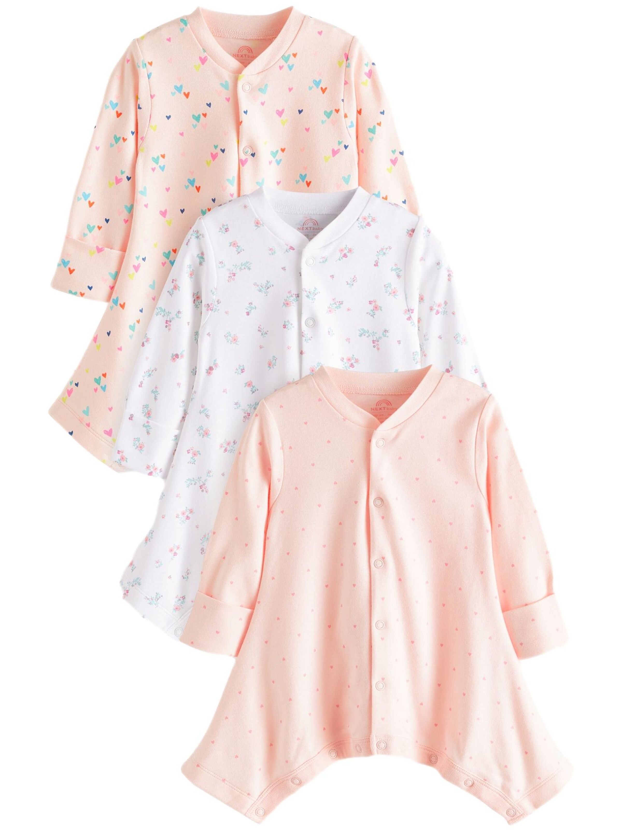 rožinė Next Miego kostiumas: priekis