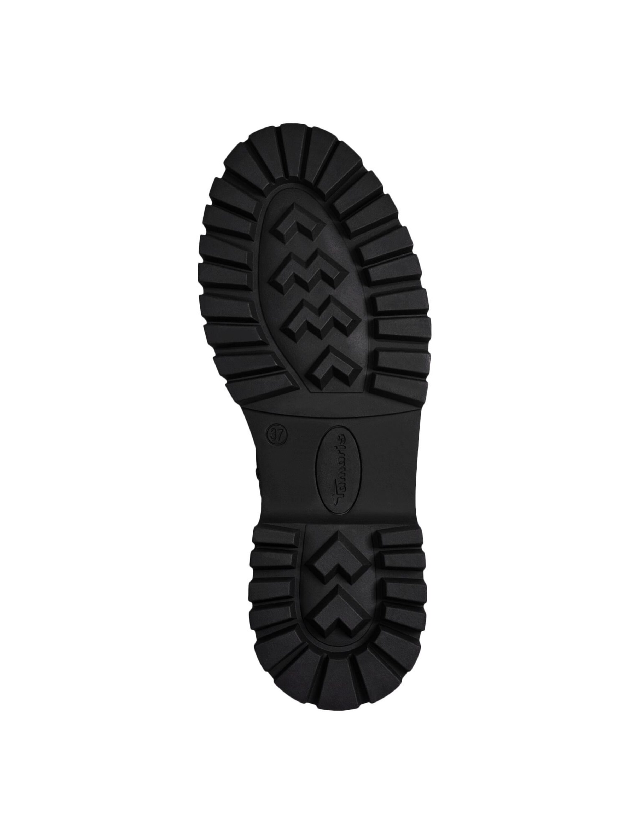 Tamaris Botki sznurowane w kolorze czarny