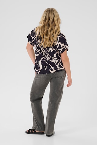 KAFFE CURVE - Blusa 'KCmaren' en negro