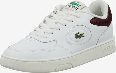 LACOSTE Sneakers laag 'Lineset' in de kleur Bruin / Groen / Rood / Wit, Productweergave