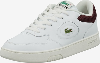 LACOSTE Sneakers 'Lineset' in Brown / Green / Red / White, Item view