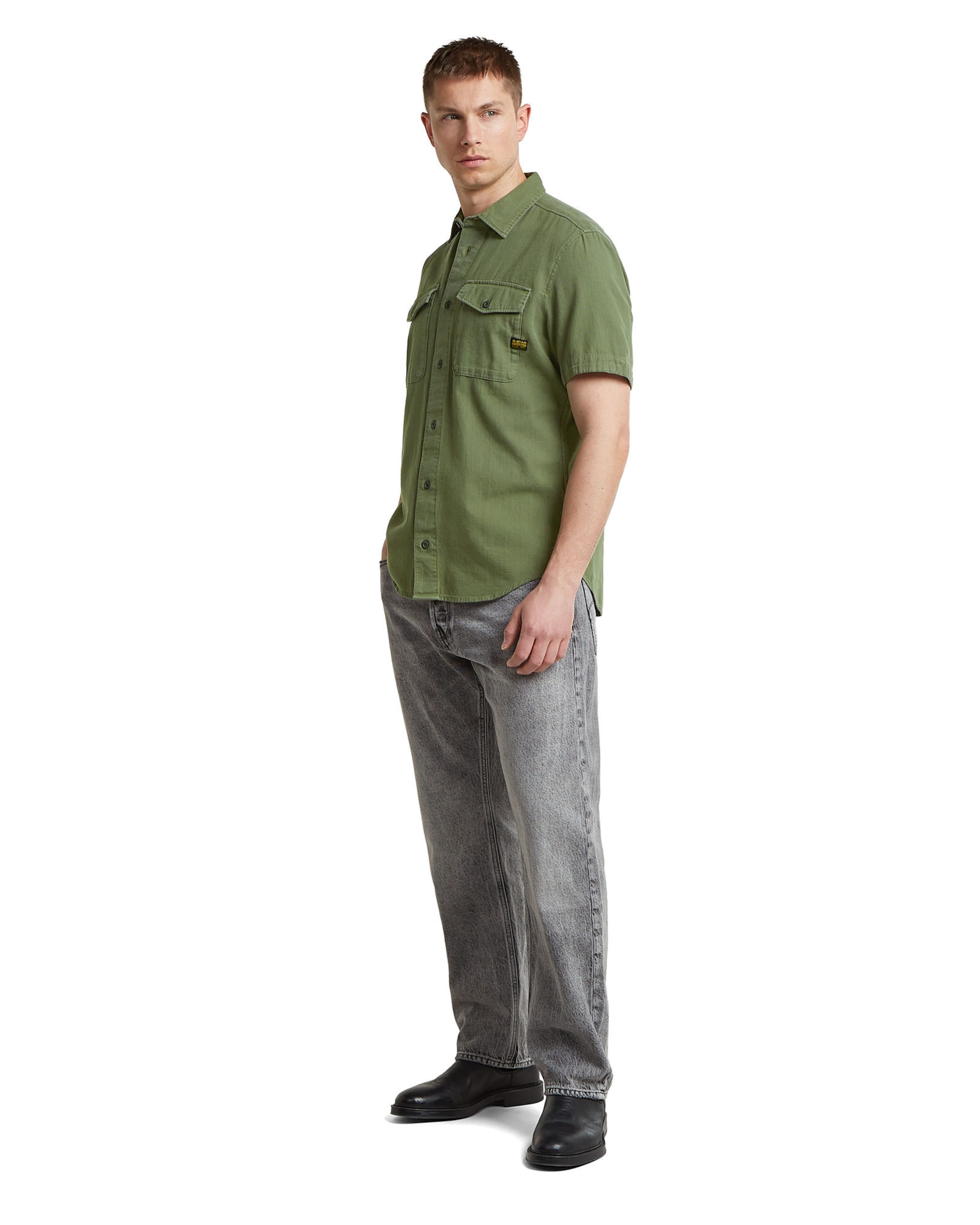 G-STAR Slim fit Zakelijk overhemd ' ' in Groen