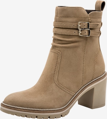 Tamaris Enkellaarsjes in Beige: voorkant