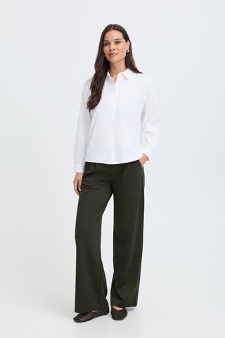 b.young Regular Trousers in Green: front