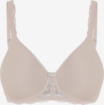 SUSA T-shirt Bra 'Porto' in Beige: front