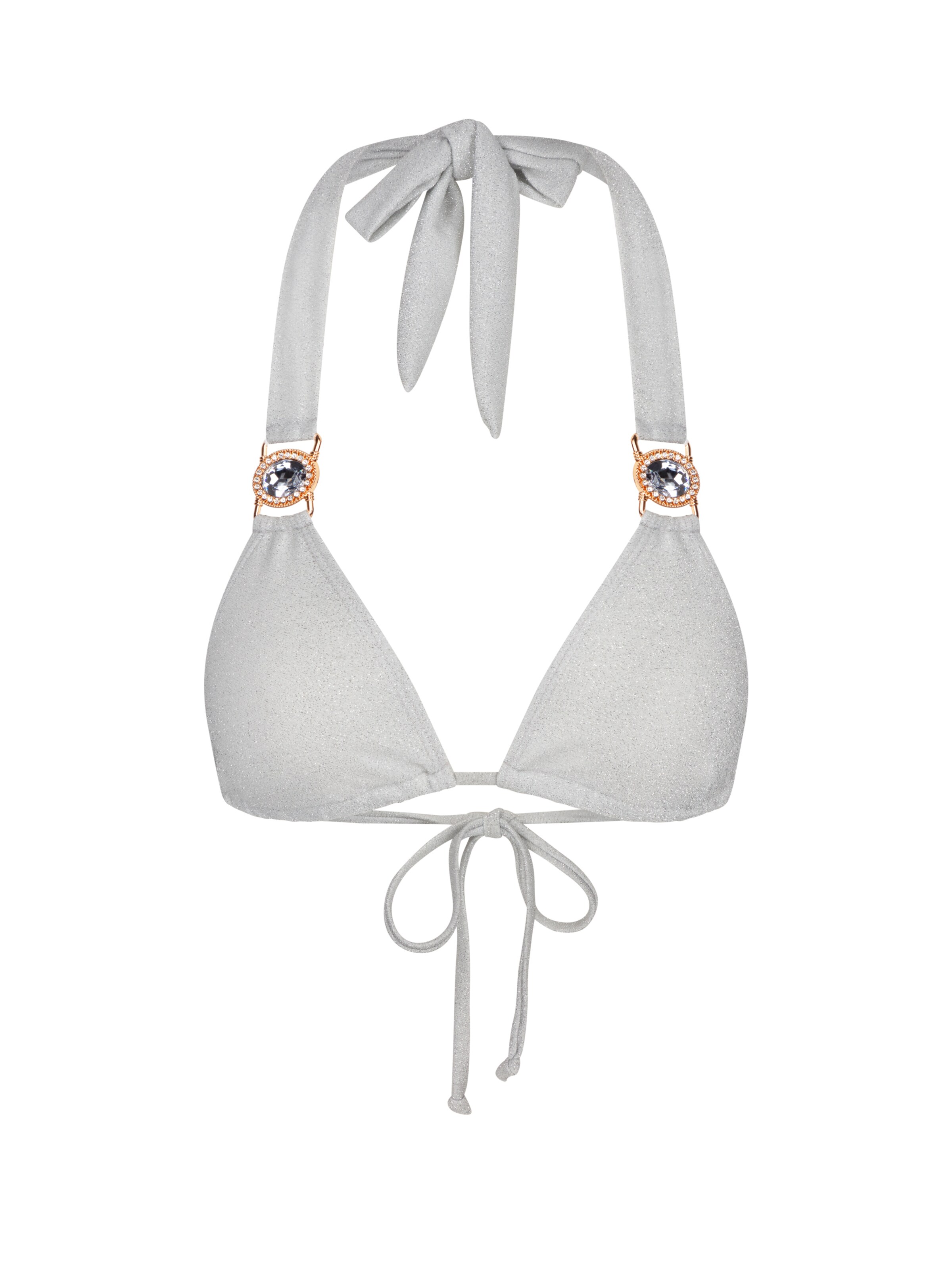 Moda Minx Bikinitop 'Lumiere Amour' in Wit: voorkant