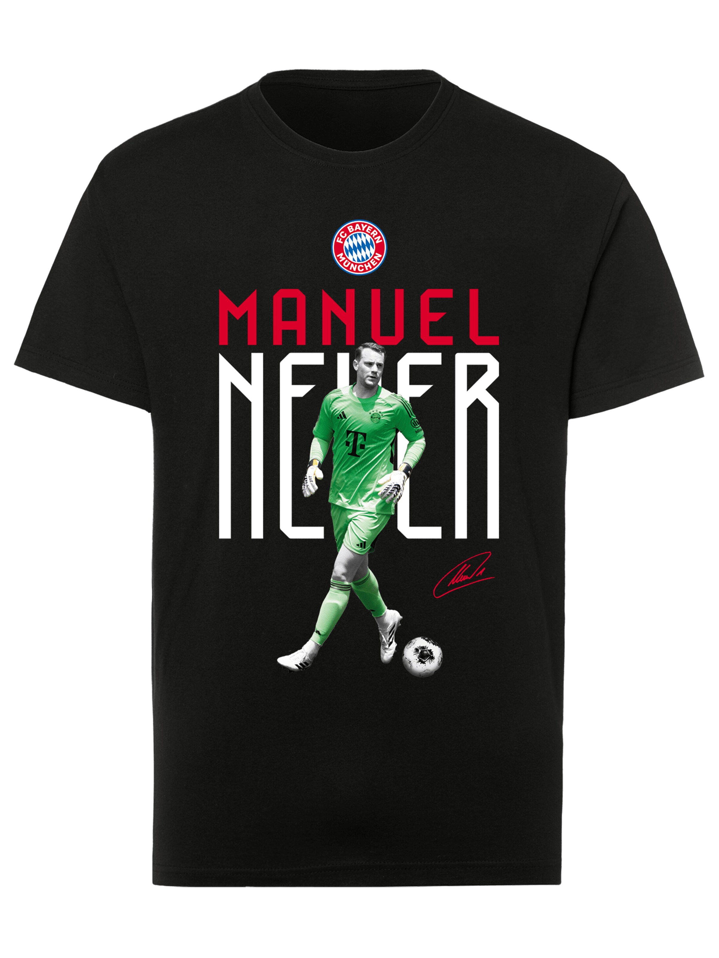 FC BAYERN MÜNCHEN Shirt in Black: front