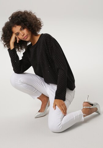 Aniston CASUAL Sweatshirt in Black