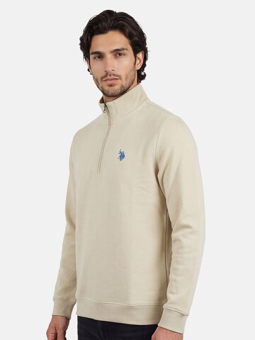 U.S. POLO ASSN. Sweatshirt in Beige