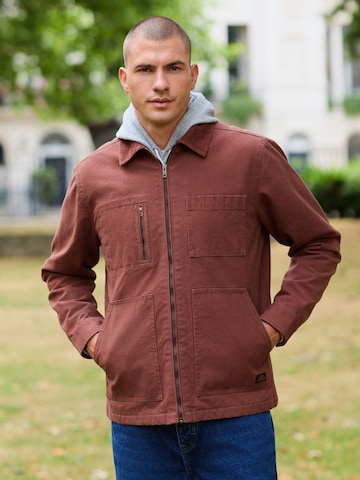 Veste mi-saison Next en marron : devant